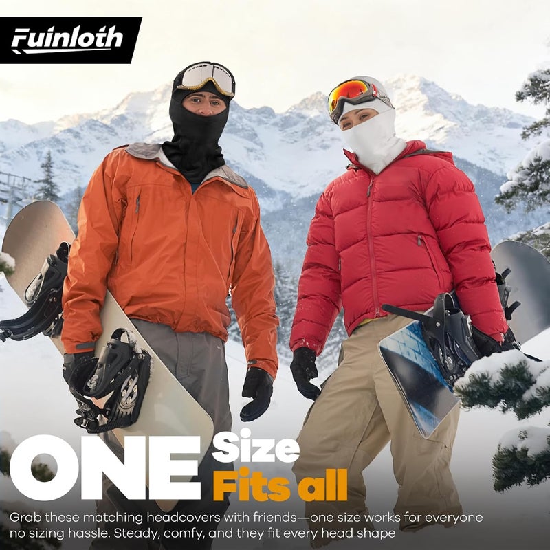 Fuinloth Ski Mask Balaclava Pro, Cold Weather Windproof Thermal Shiesty Motorcycle for Men/Women - Image 5